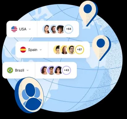 Team Collaboration Globe Illustration